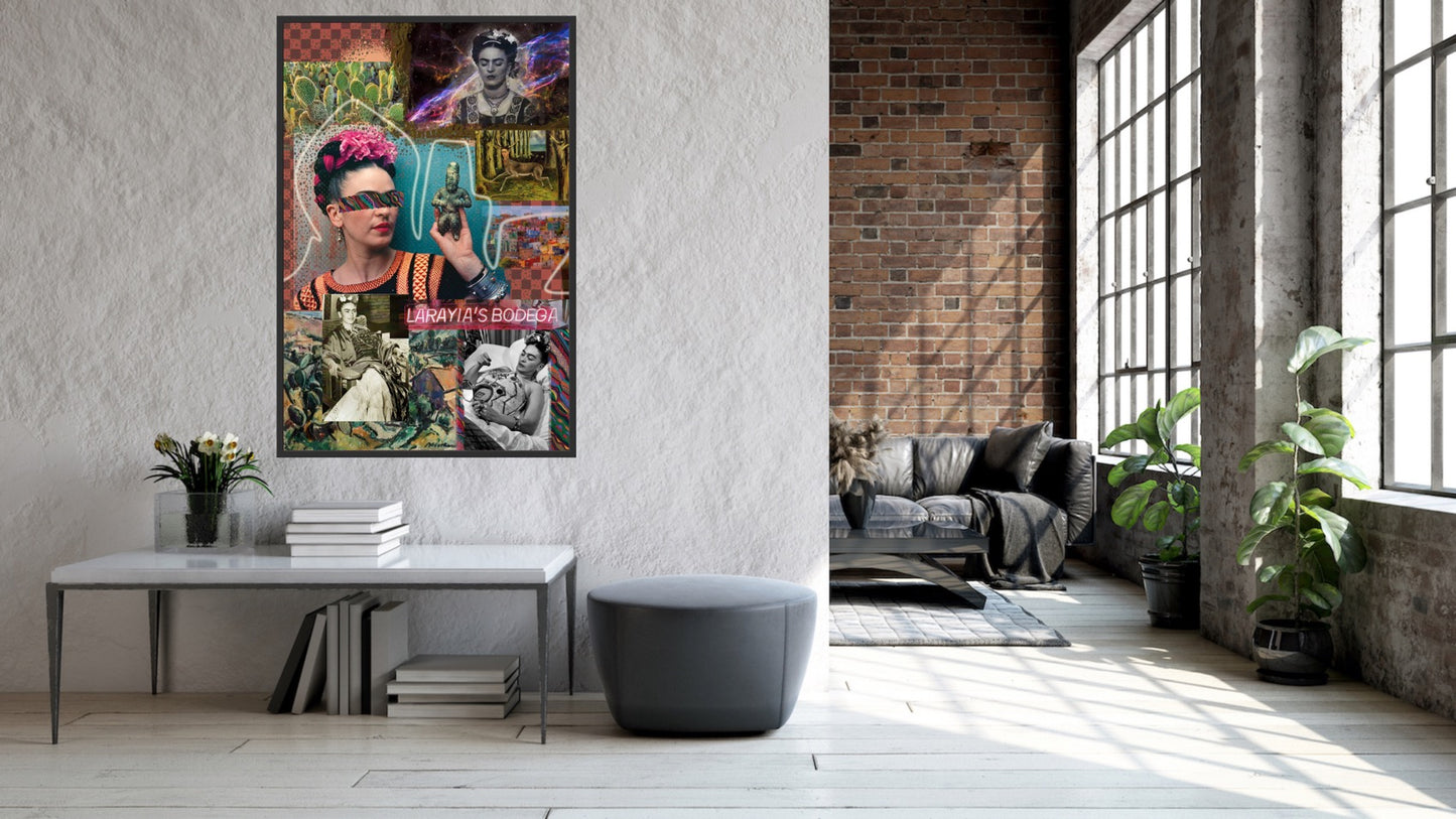 Frida’s Breakfast : Metal Art Print