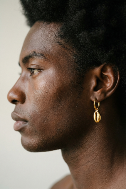 Conch shell earrings