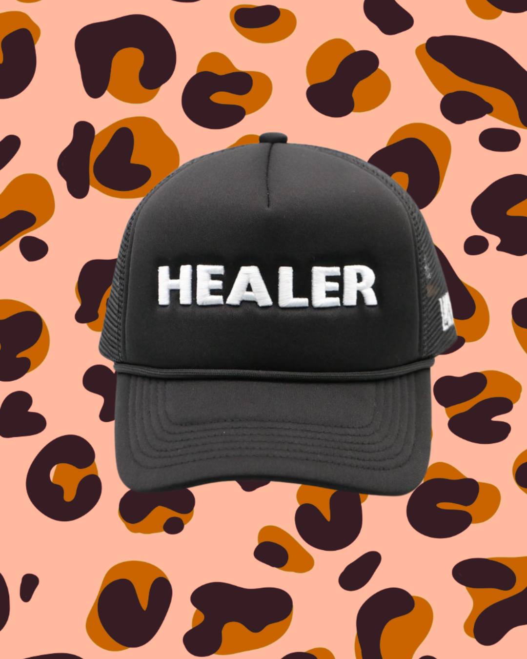 Healer trucker hat in Black