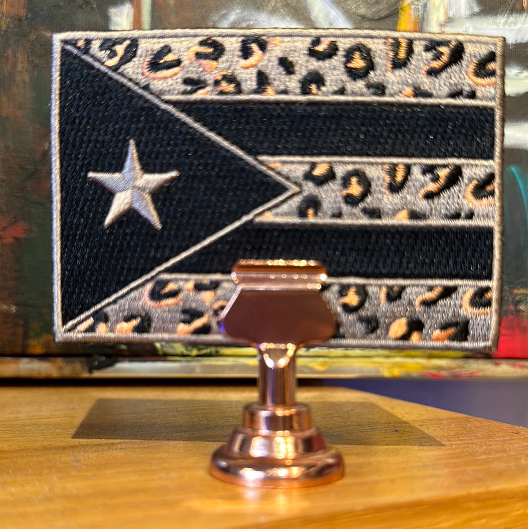 Boricua Puerto Rican Leopard Flag