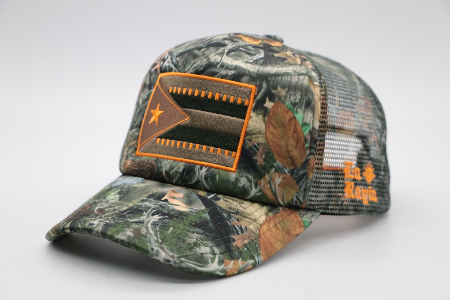 Puerto Rico flag forager trucker hat