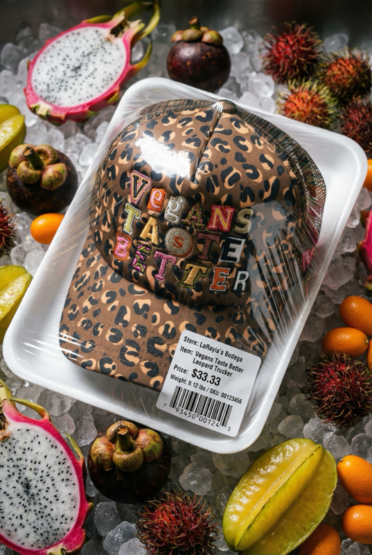 Vegans Taste Better, Leopard Trucker