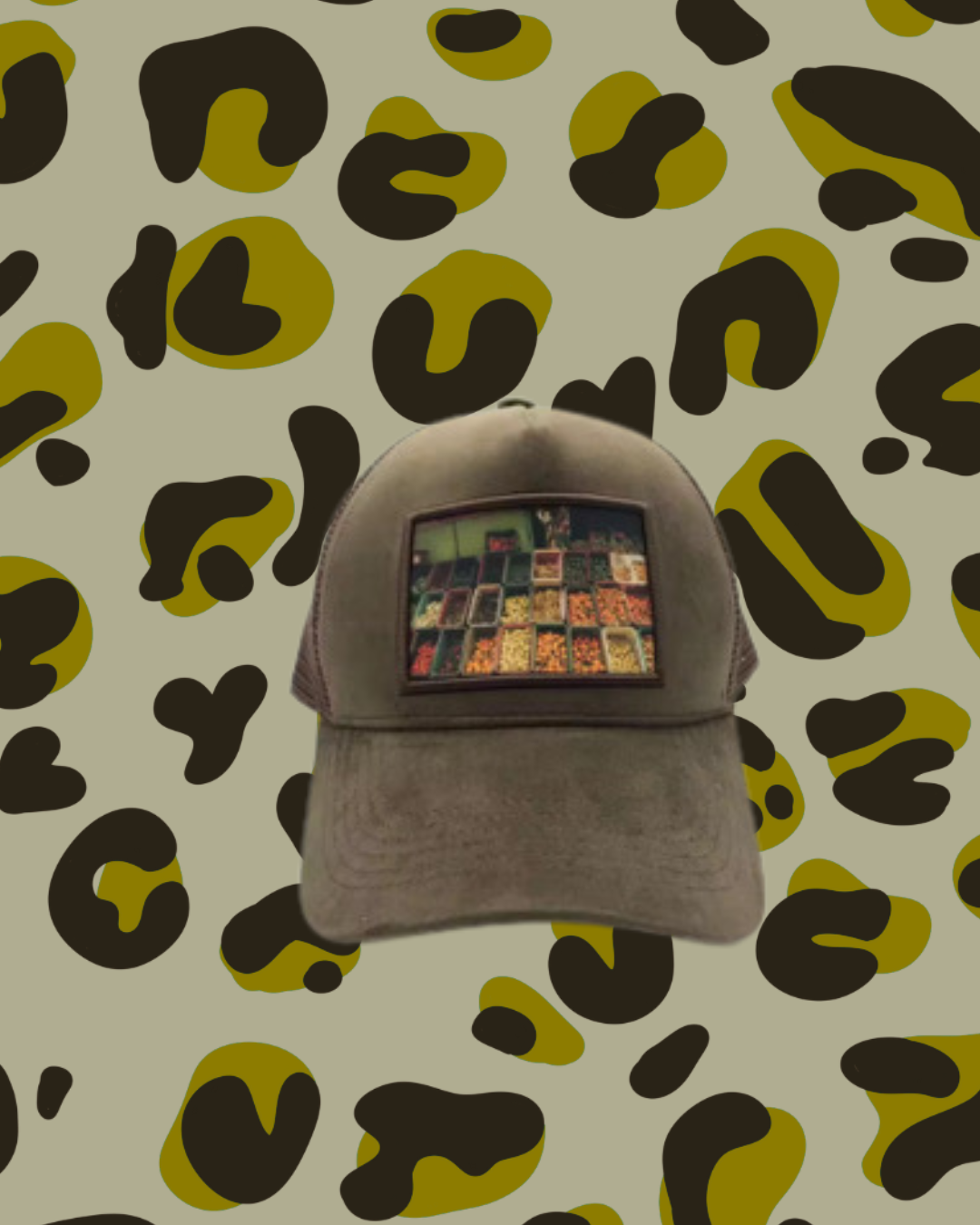 Farmers market velvet trucker hats