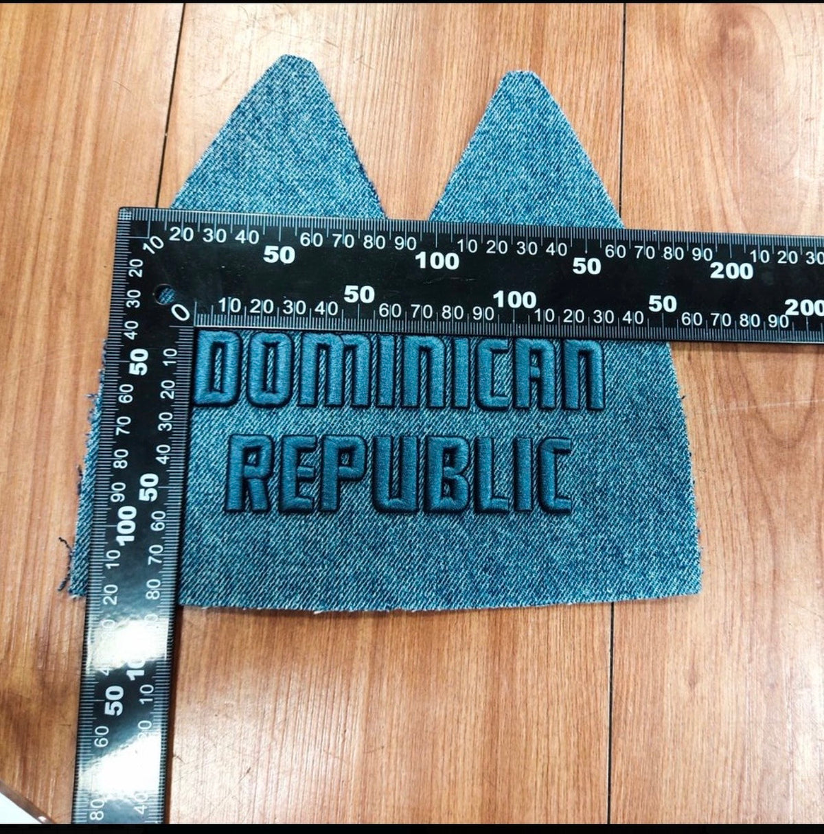 Dominican Republic Denim A Frame