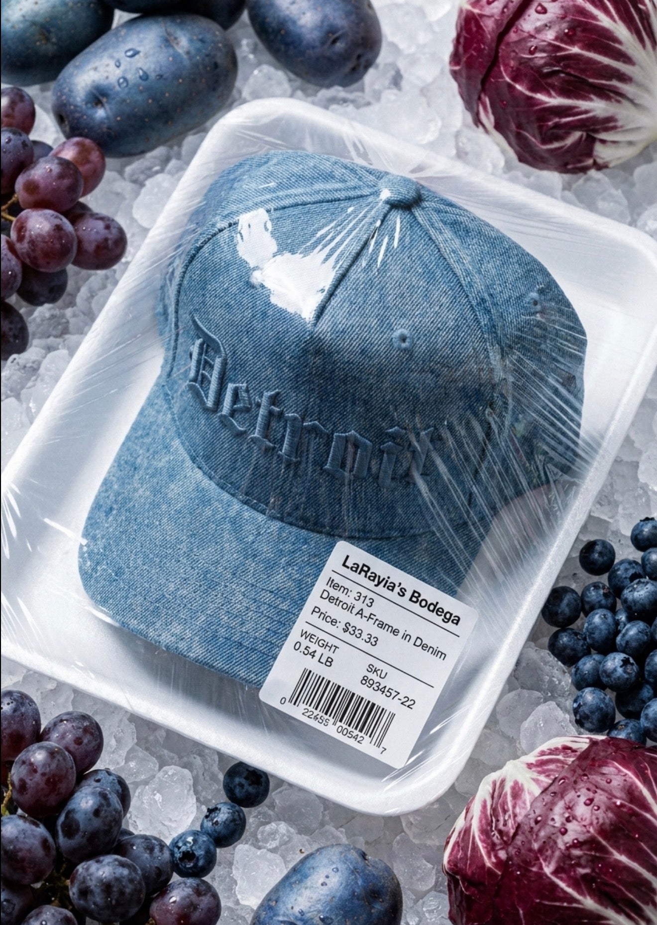 Detroit A-Frame in Indigo Denim