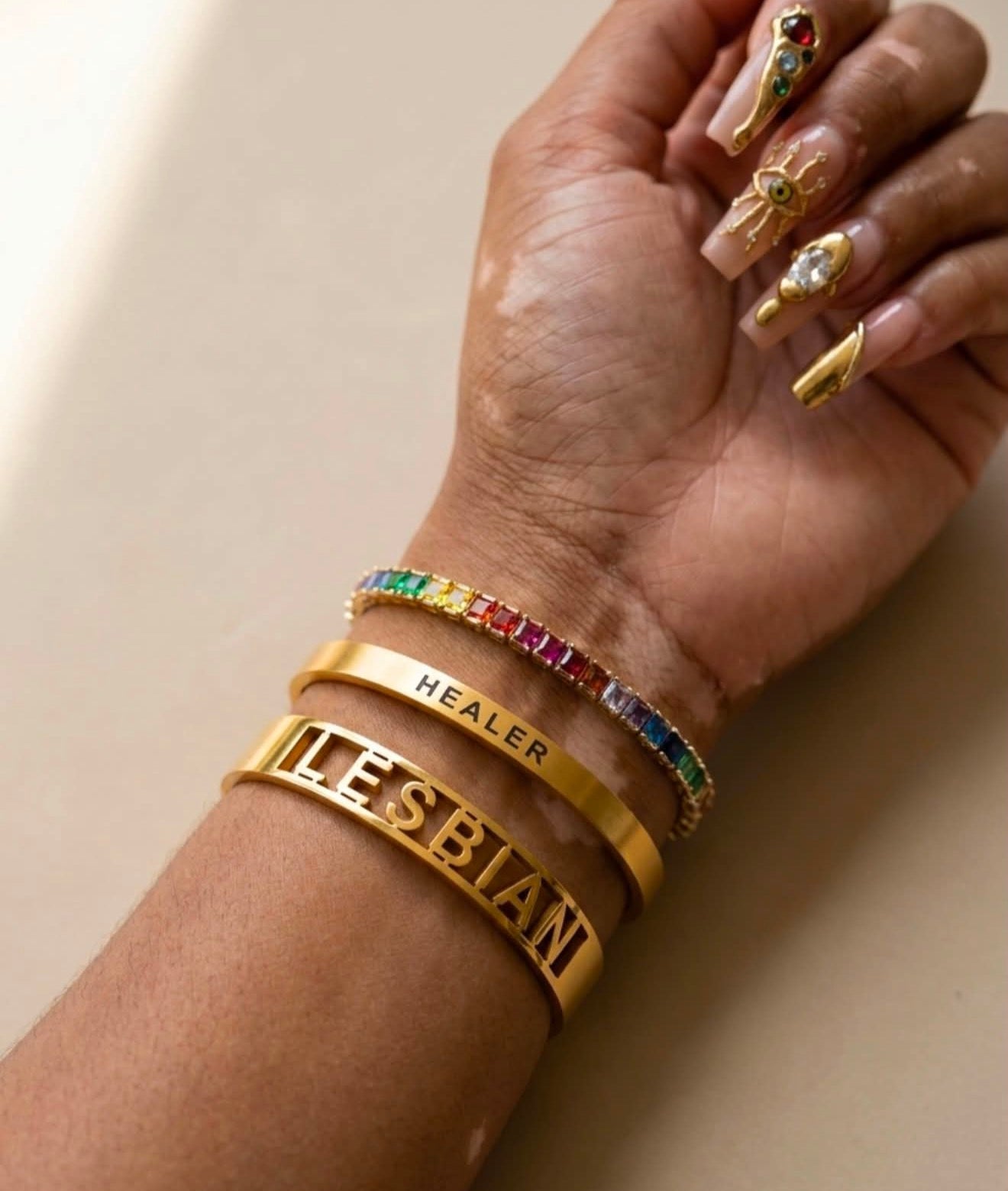 Queer Love Tennis Bracelet