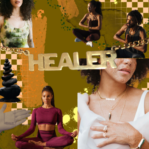 Healer Necklace in 18k