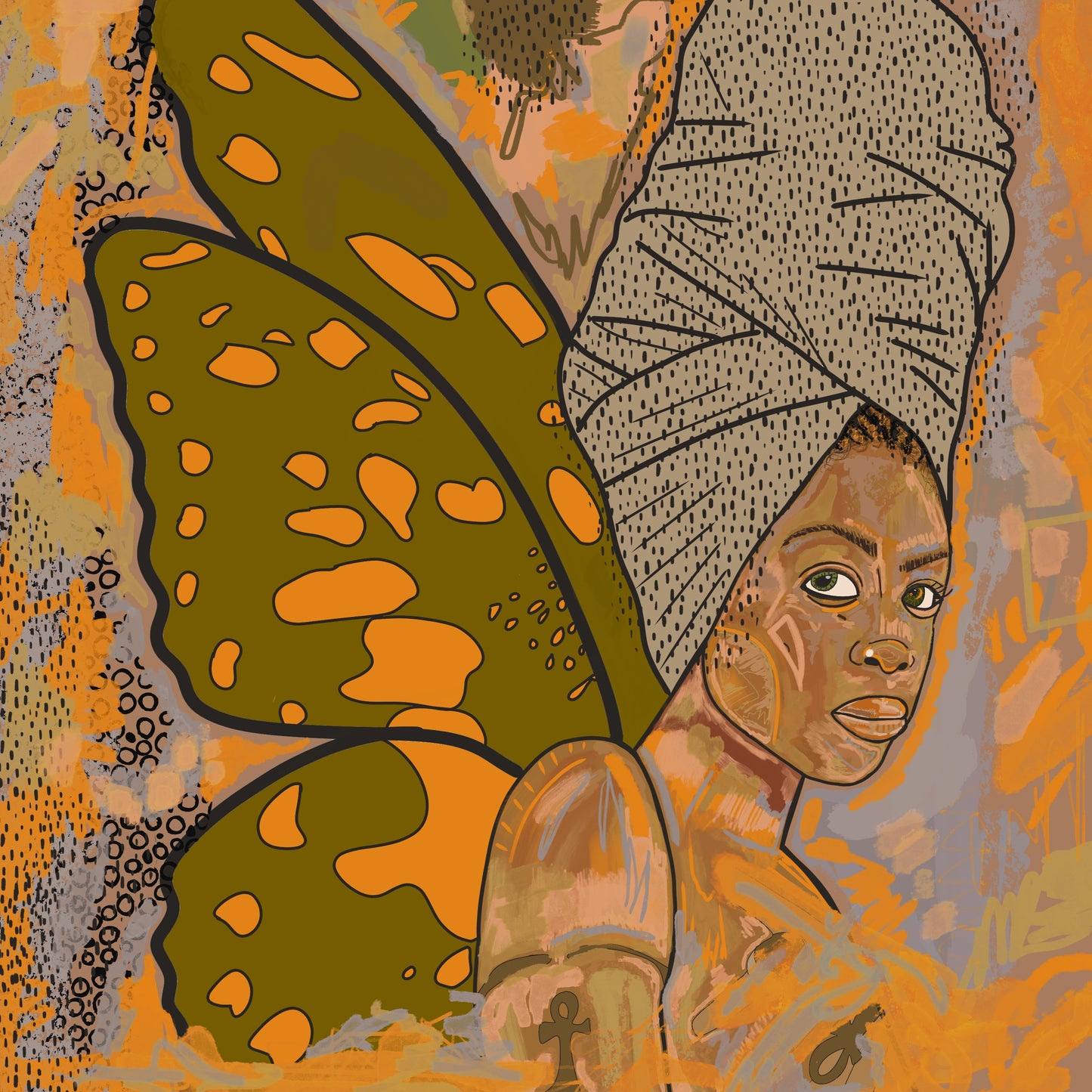 Metal Prints: Butterfly. BADU