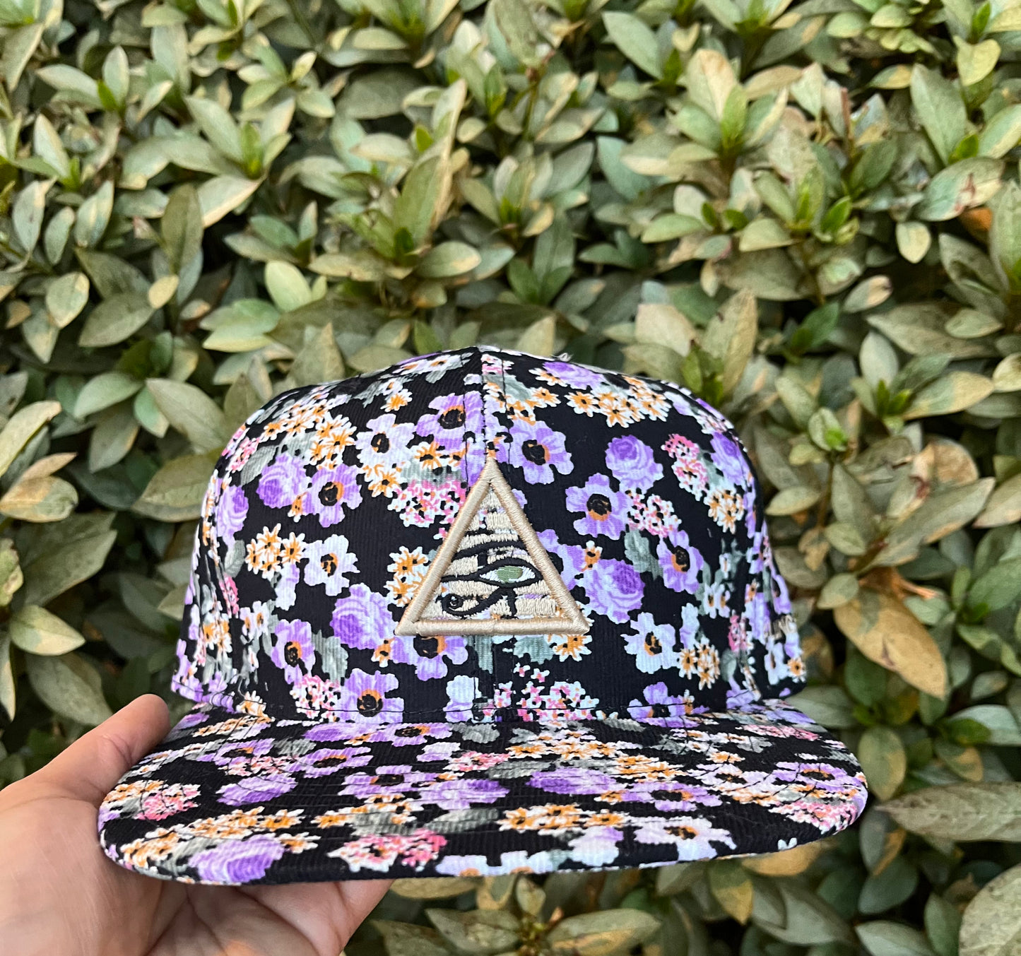 Eye of RA floral Snapback