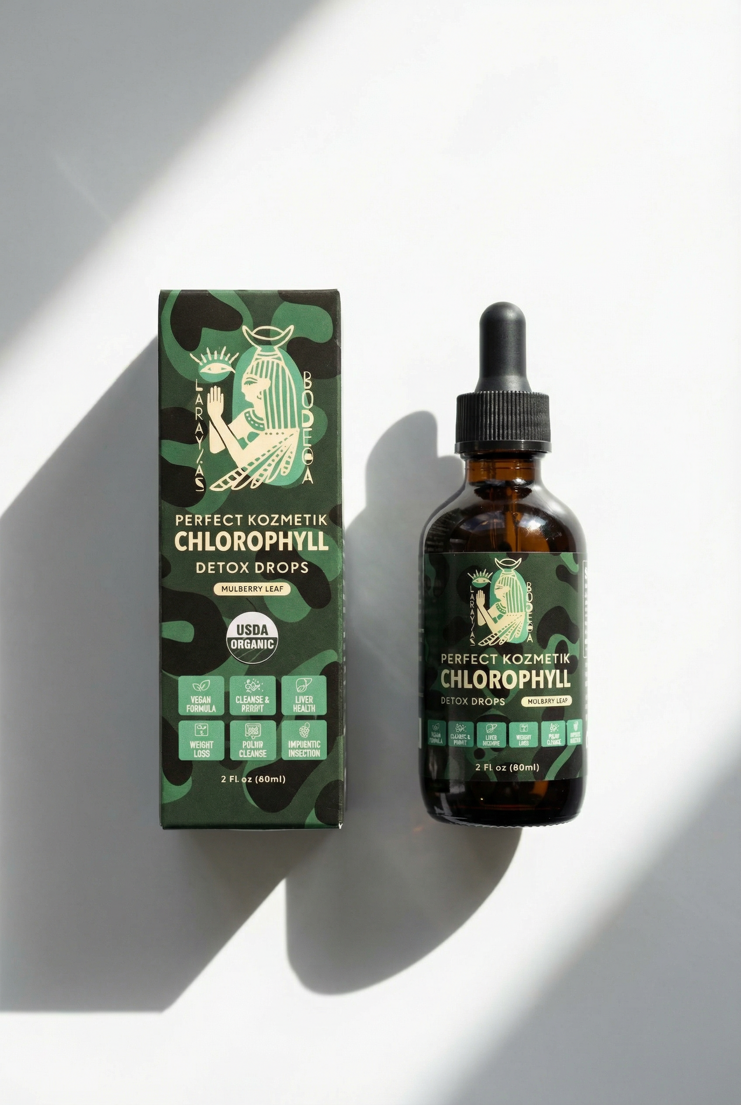 Chlorophyll drops