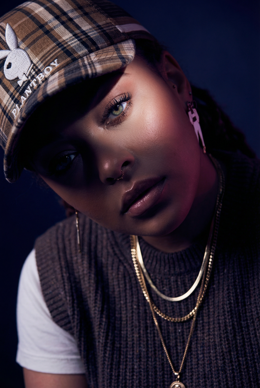 Plant Boy Trucker Hat in Plaid