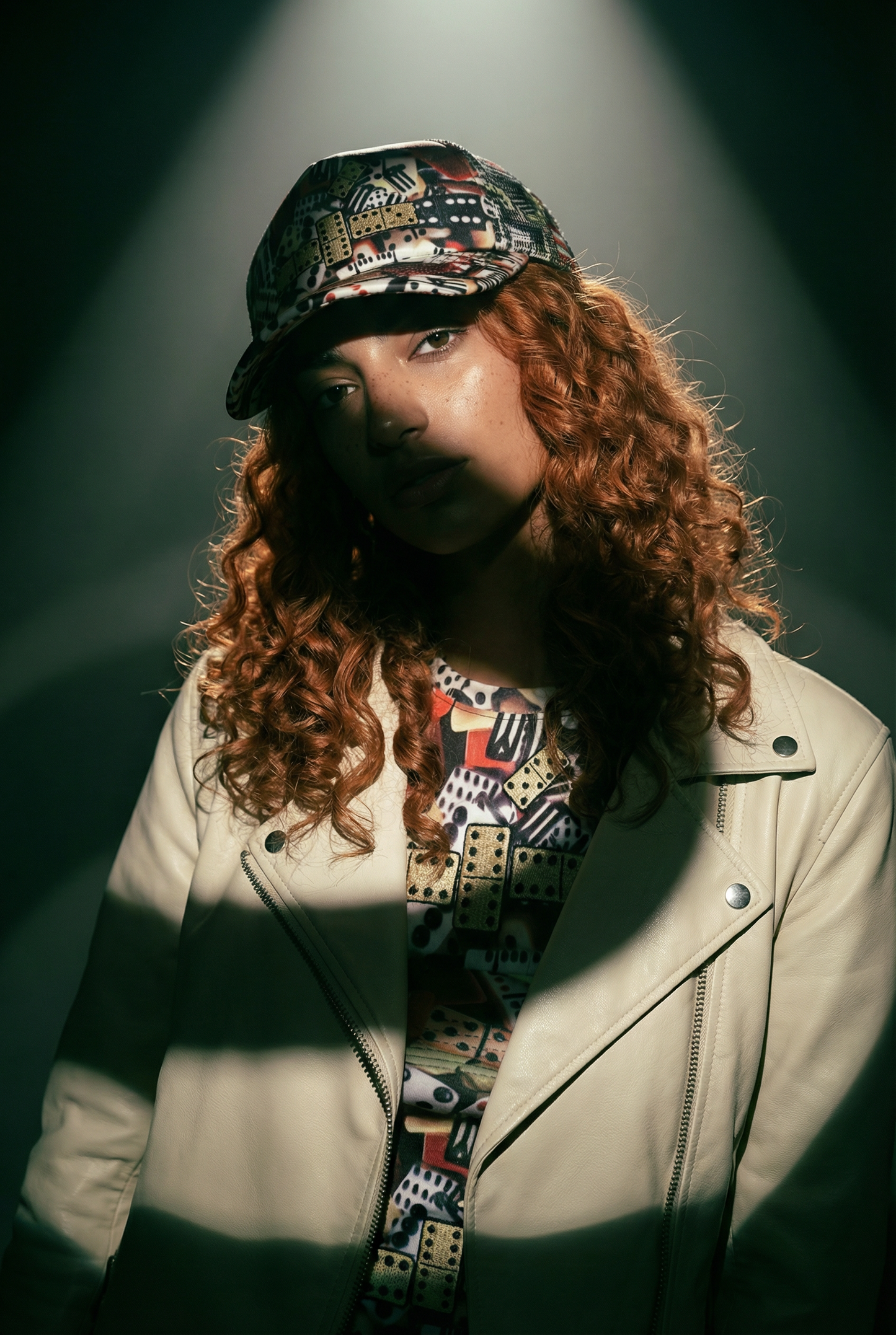 Domino trucker hat