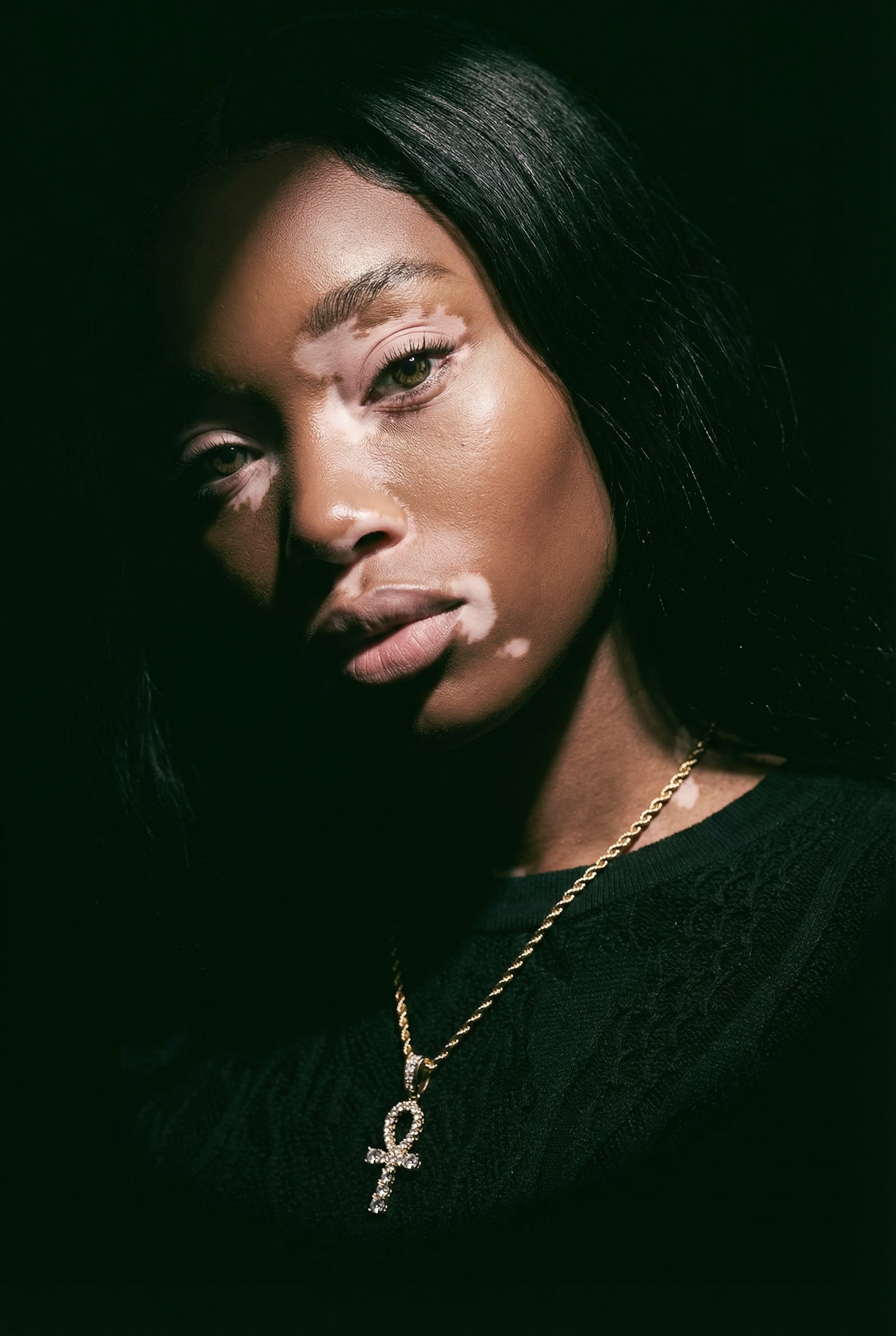 Ankh Necklace in Gold (Small)