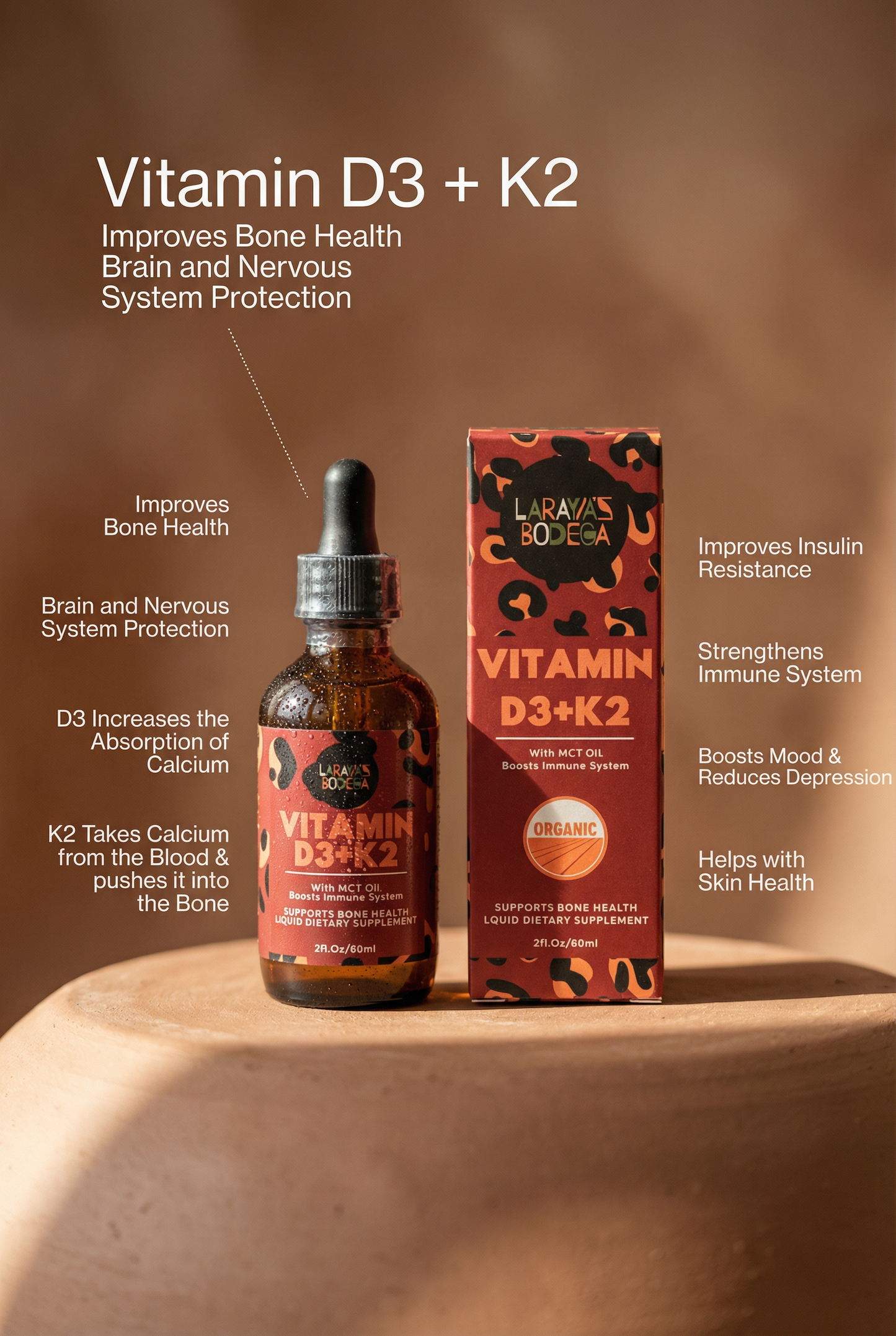 Vitamin D3+K2 drops