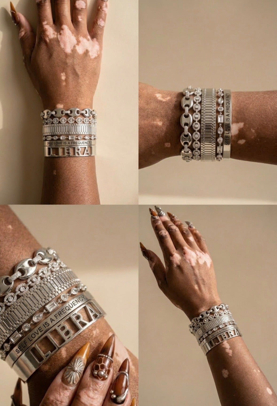 ZODIAC BANGLE in Silver