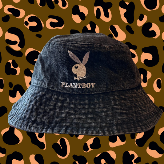 Plant Boy Bucket in Black Denim