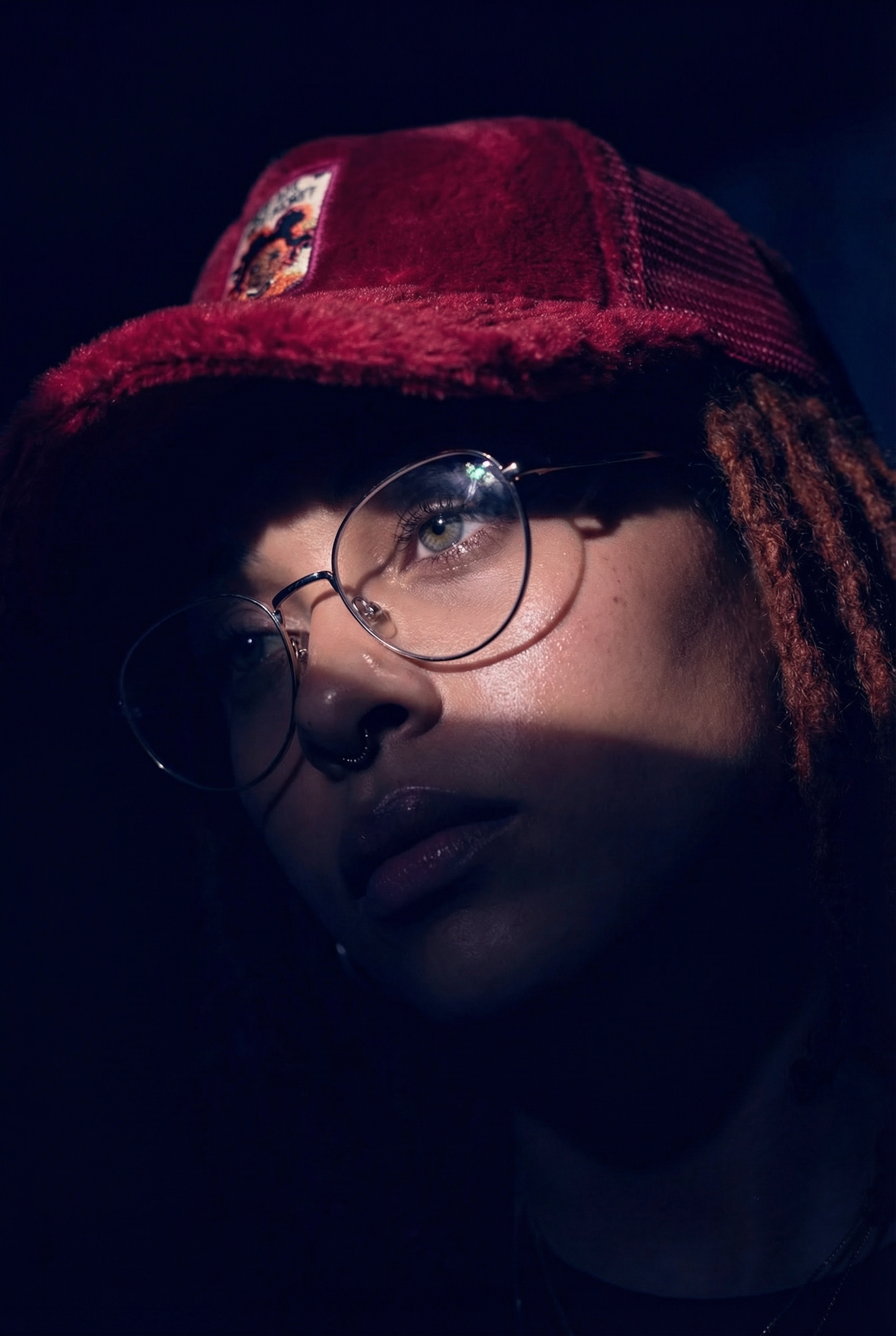 Art money teddy trucker hat