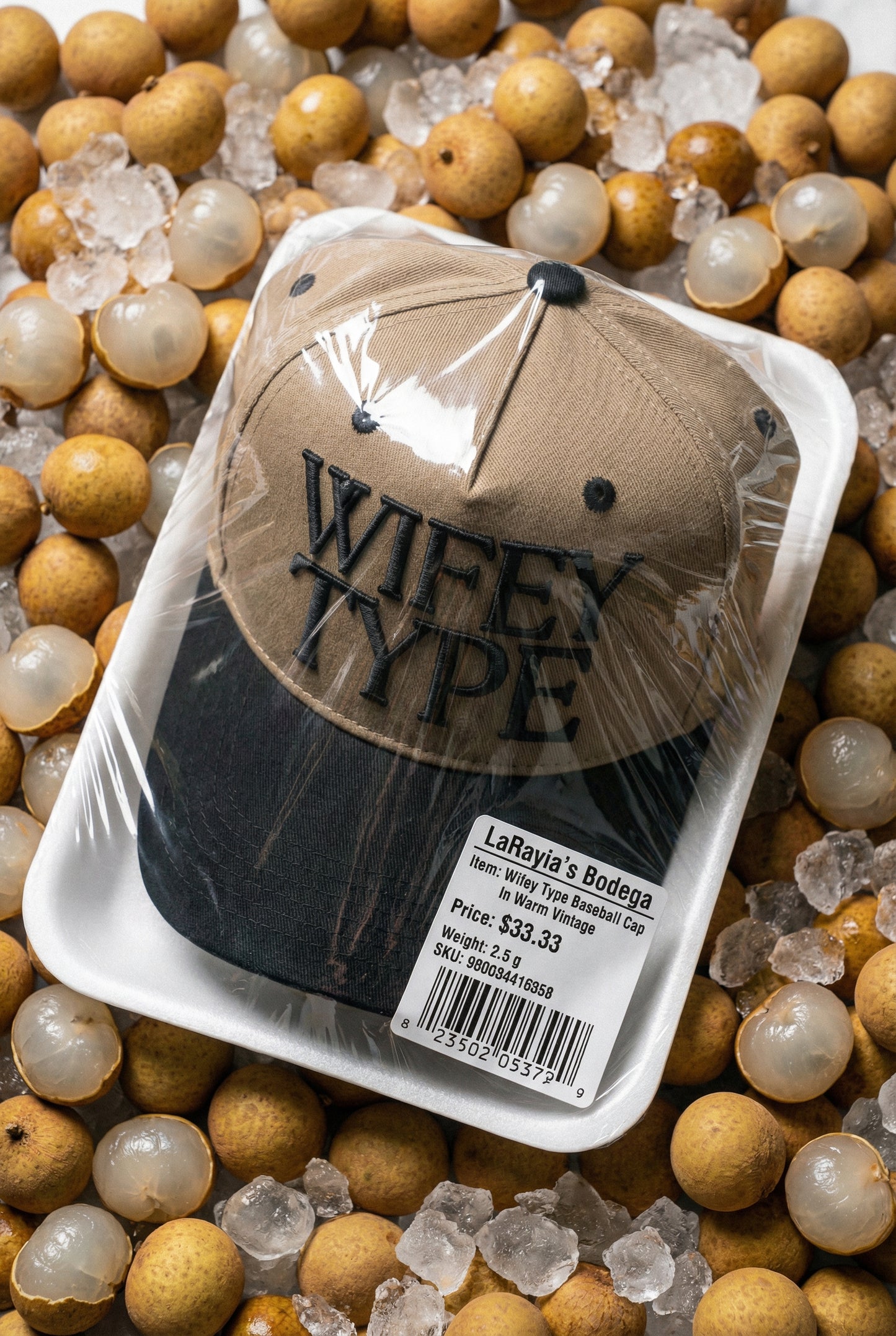 Wifey Type A-Frame Baseball Cap in warm vintage