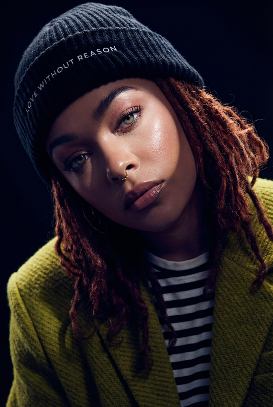 Love without reason beanie