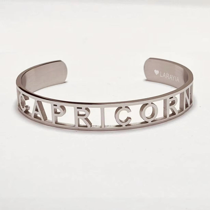 ZODIAC BANGLE in Silver
