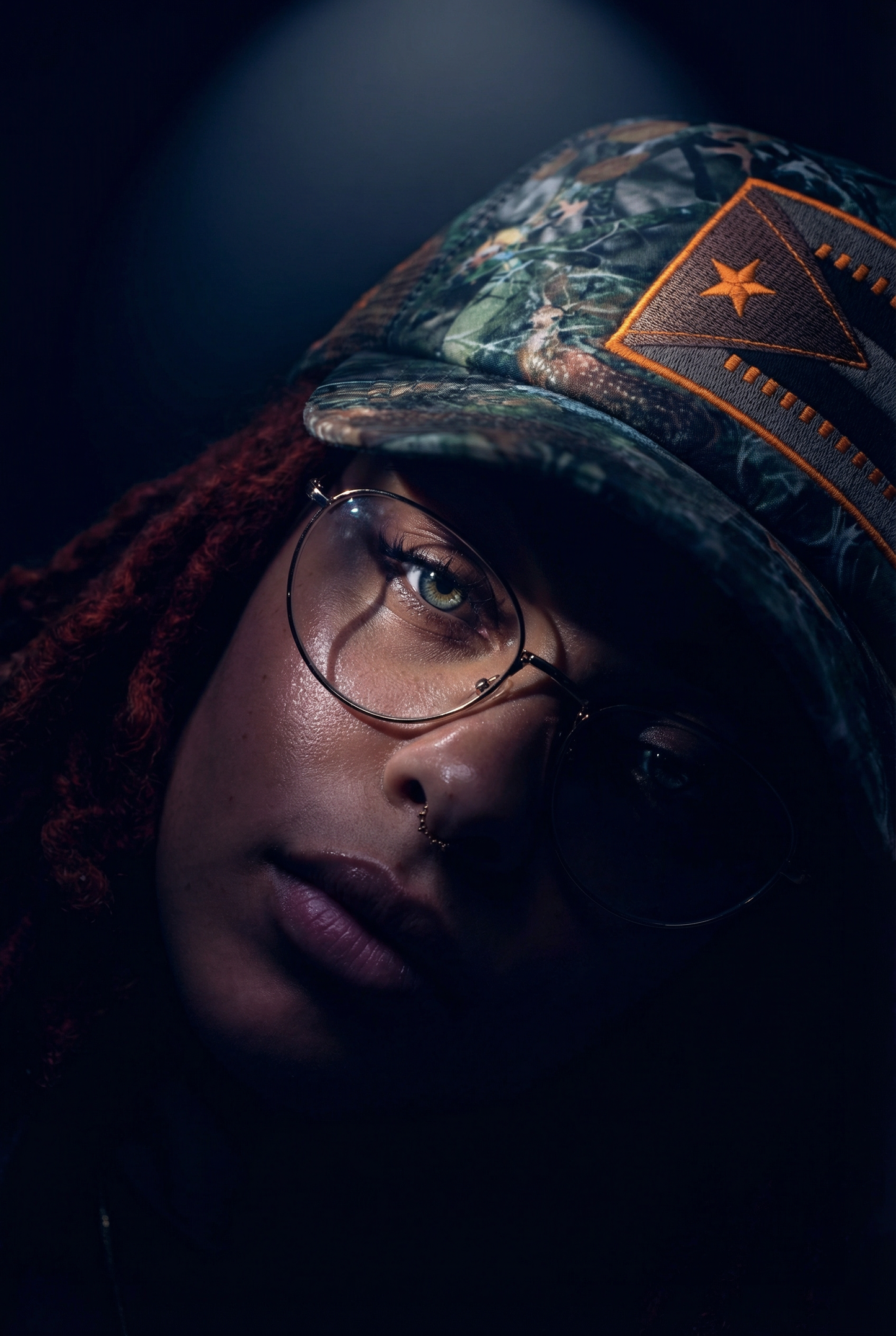 Puerto Rico flag forager trucker hat