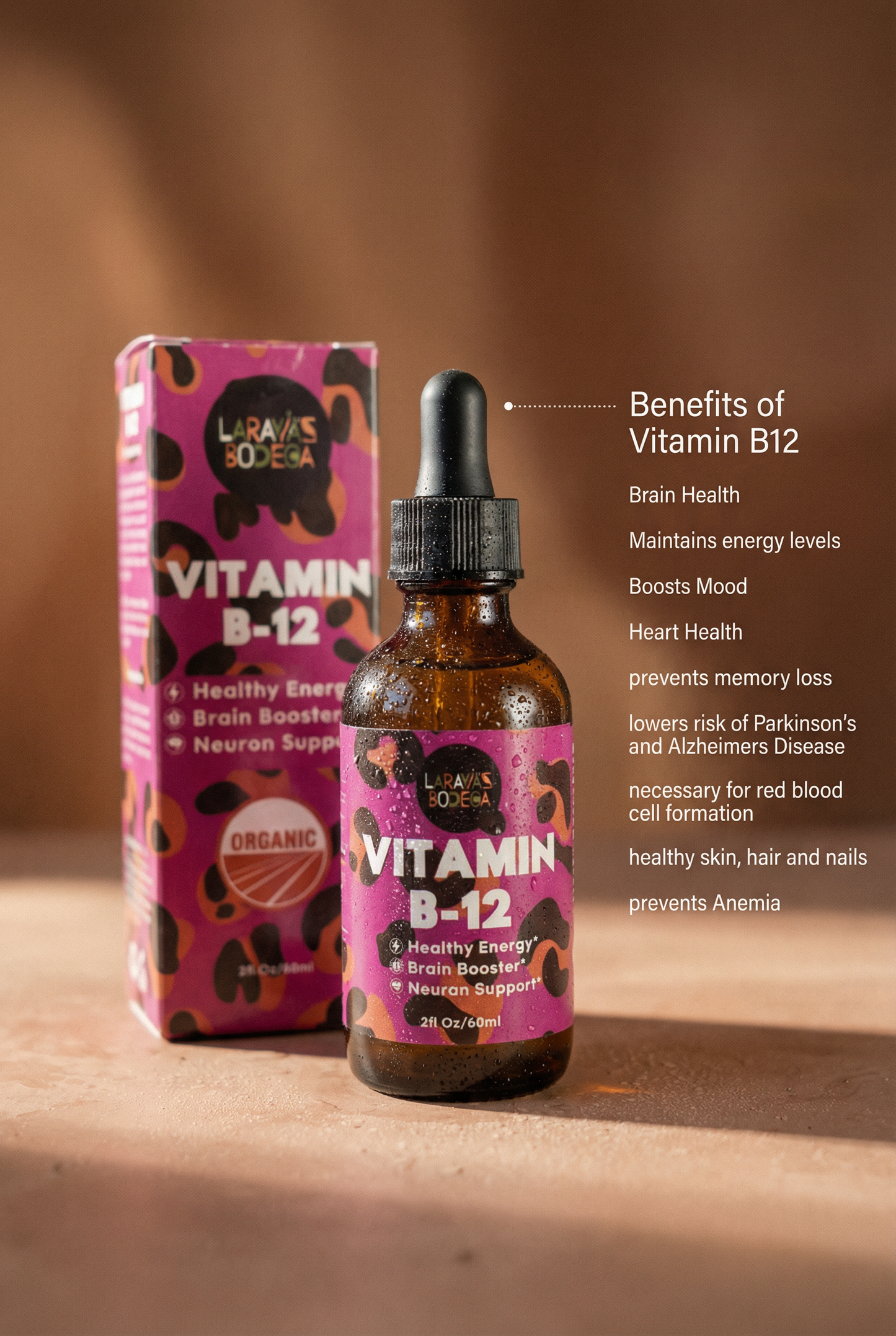 Vitamin B-12 drops