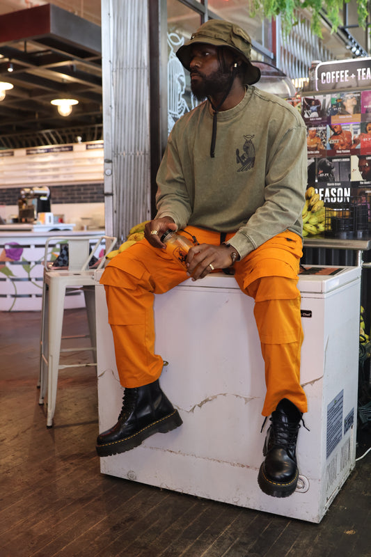 Isis Long Sleeve Tee in Oil of Oregano