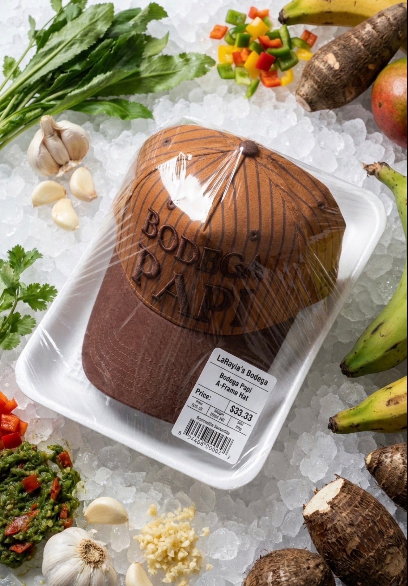 Bodega Papi Stripe A-Frame in Mamet