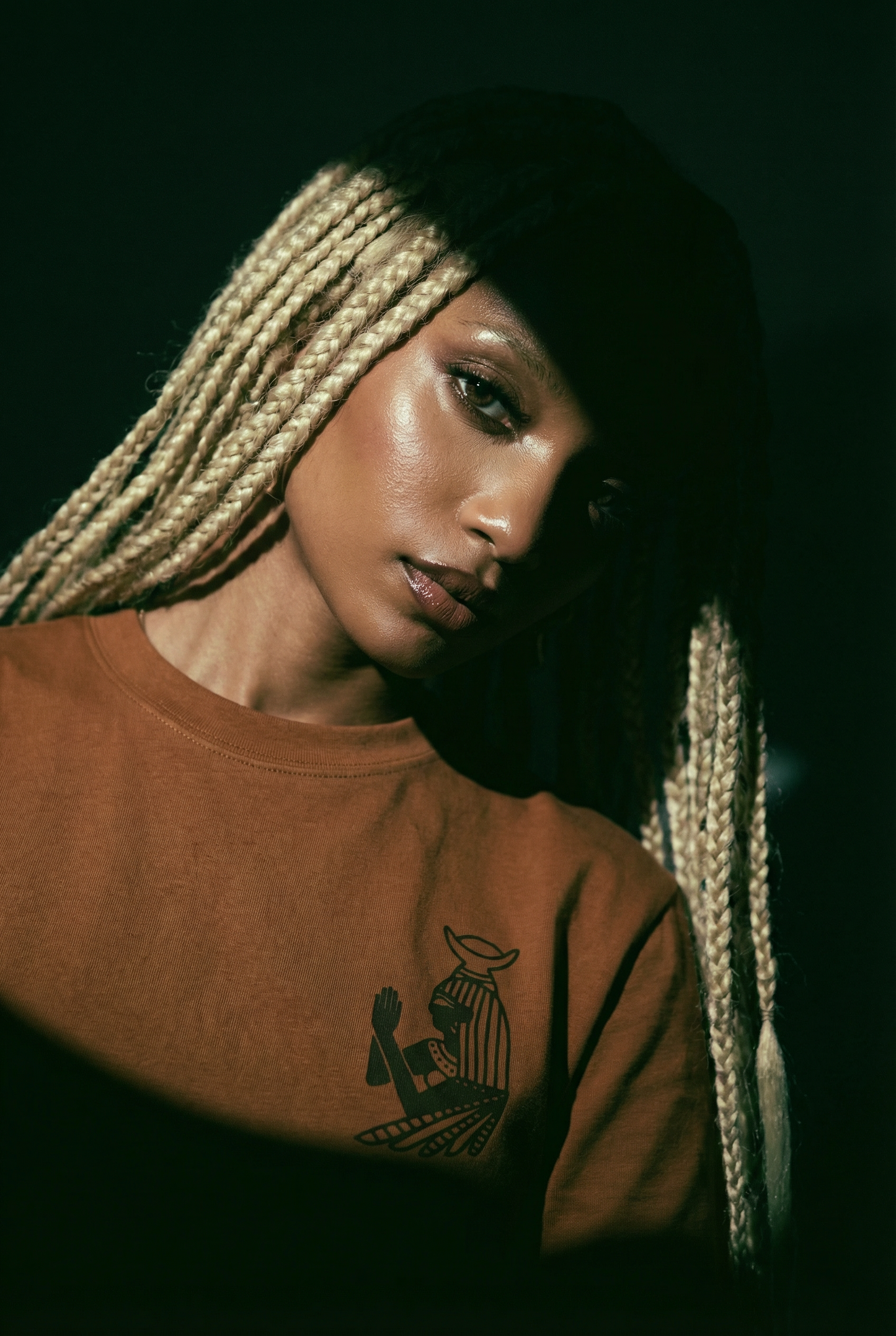 Isis short sleeve tee in tajin and mango