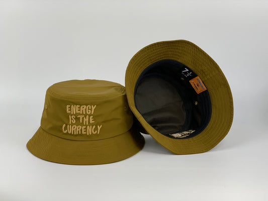 Energy is the Currency Bucket Hat