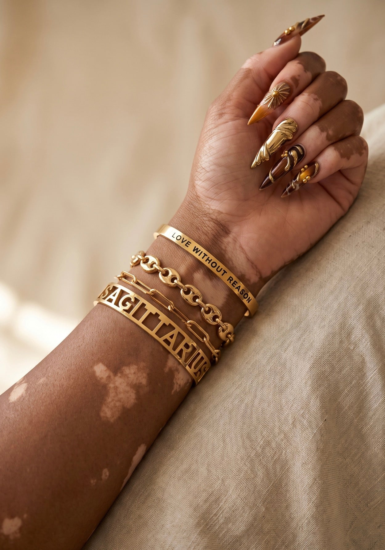 ZODIAC BANGLE in GOLD