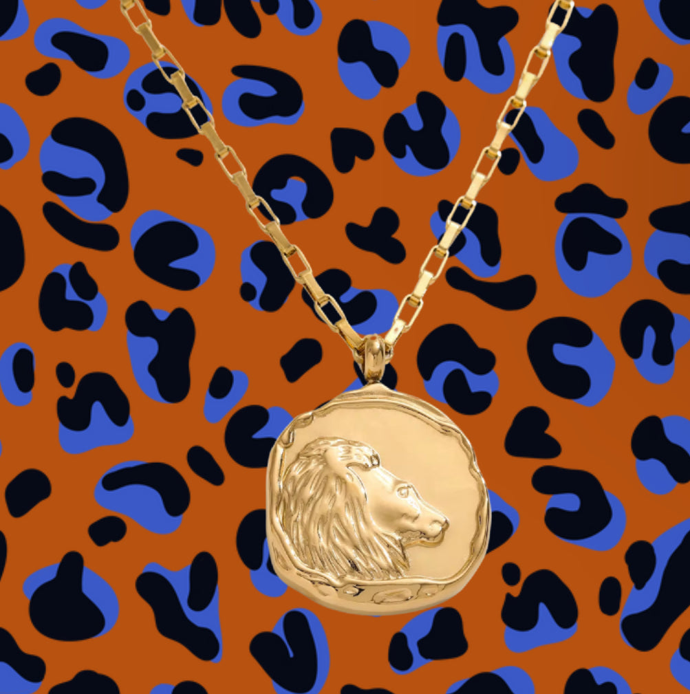 Zodiac Vintage Coin Necklcae