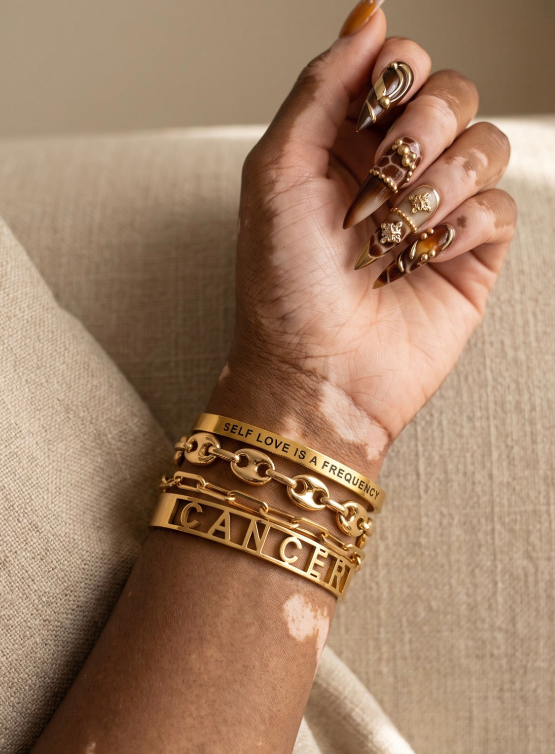 ZODIAC BANGLE in GOLD