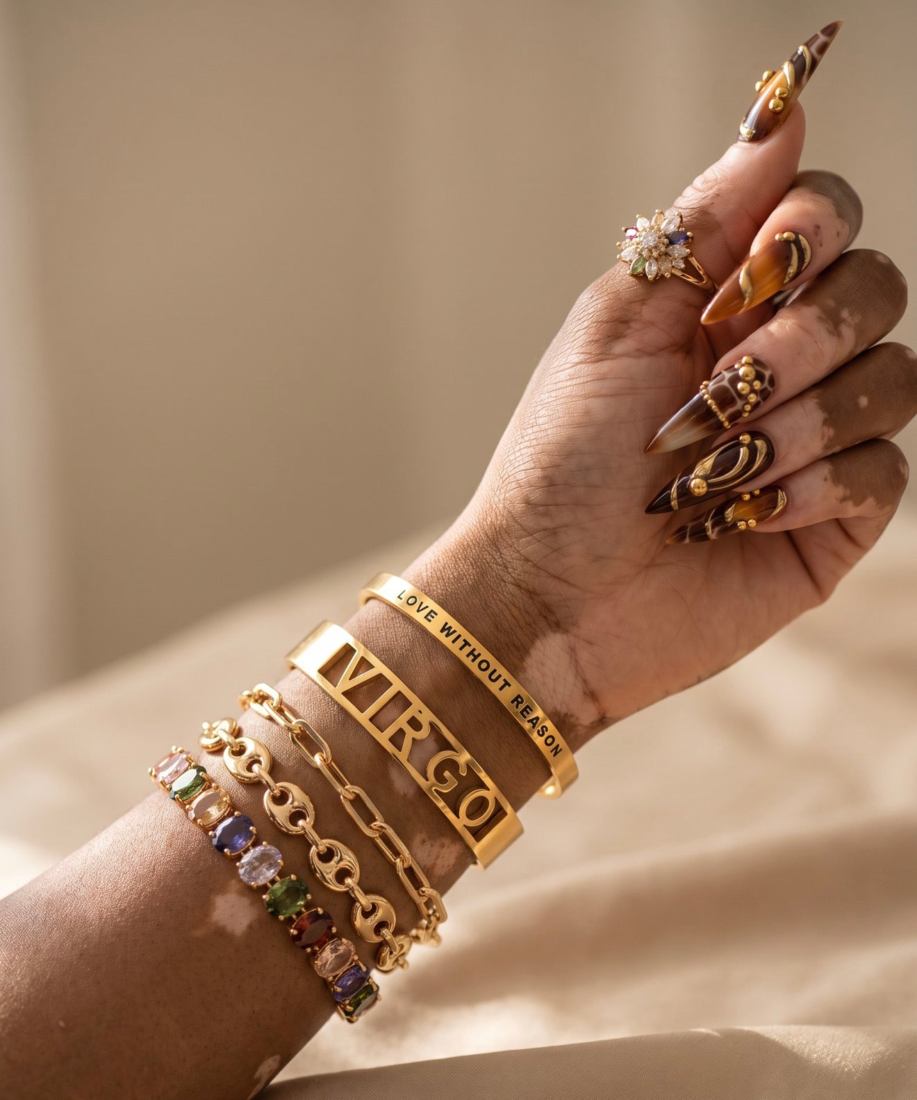 ZODIAC BANGLE in GOLD