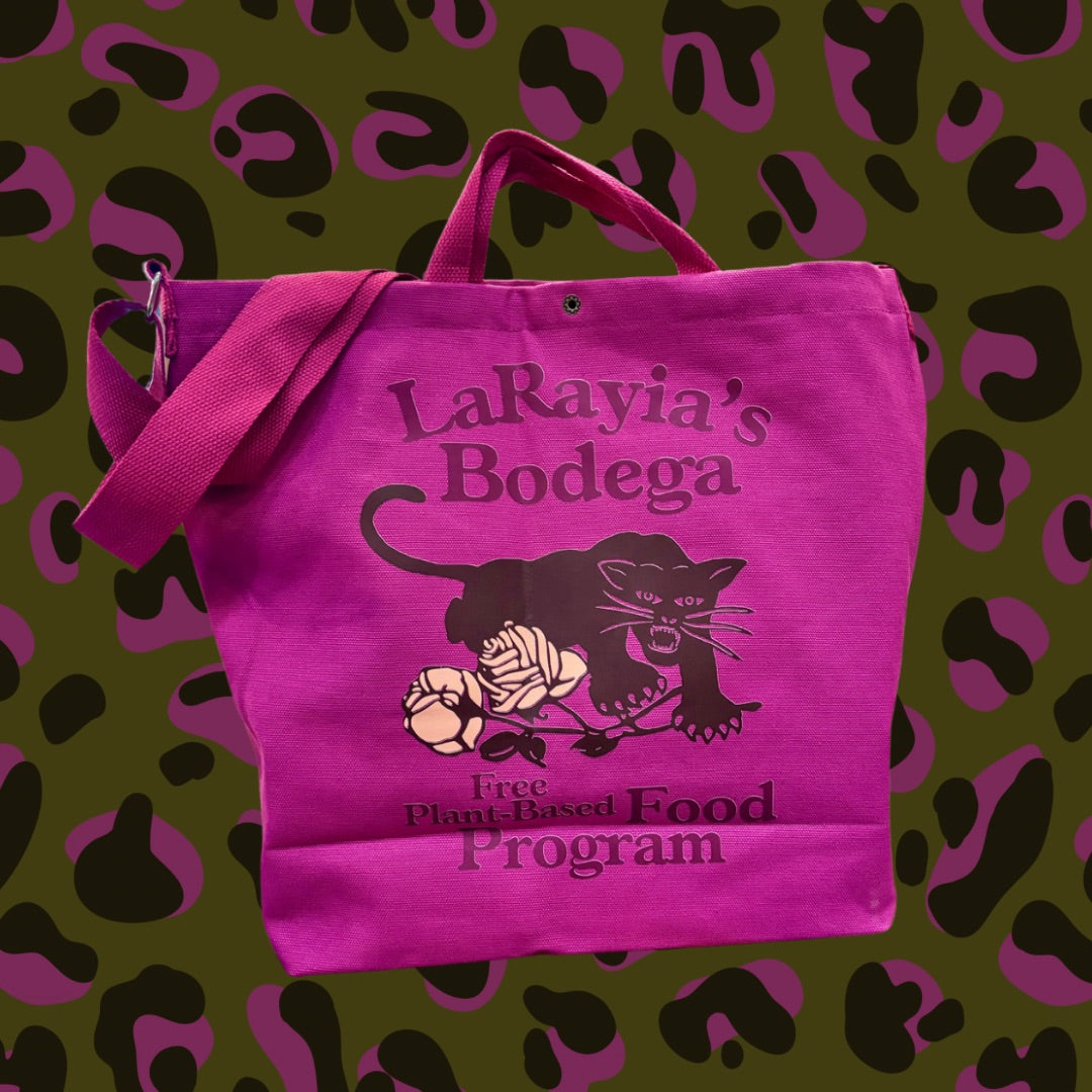 LaRayia’s Bodega Panther Rose Tote Bag