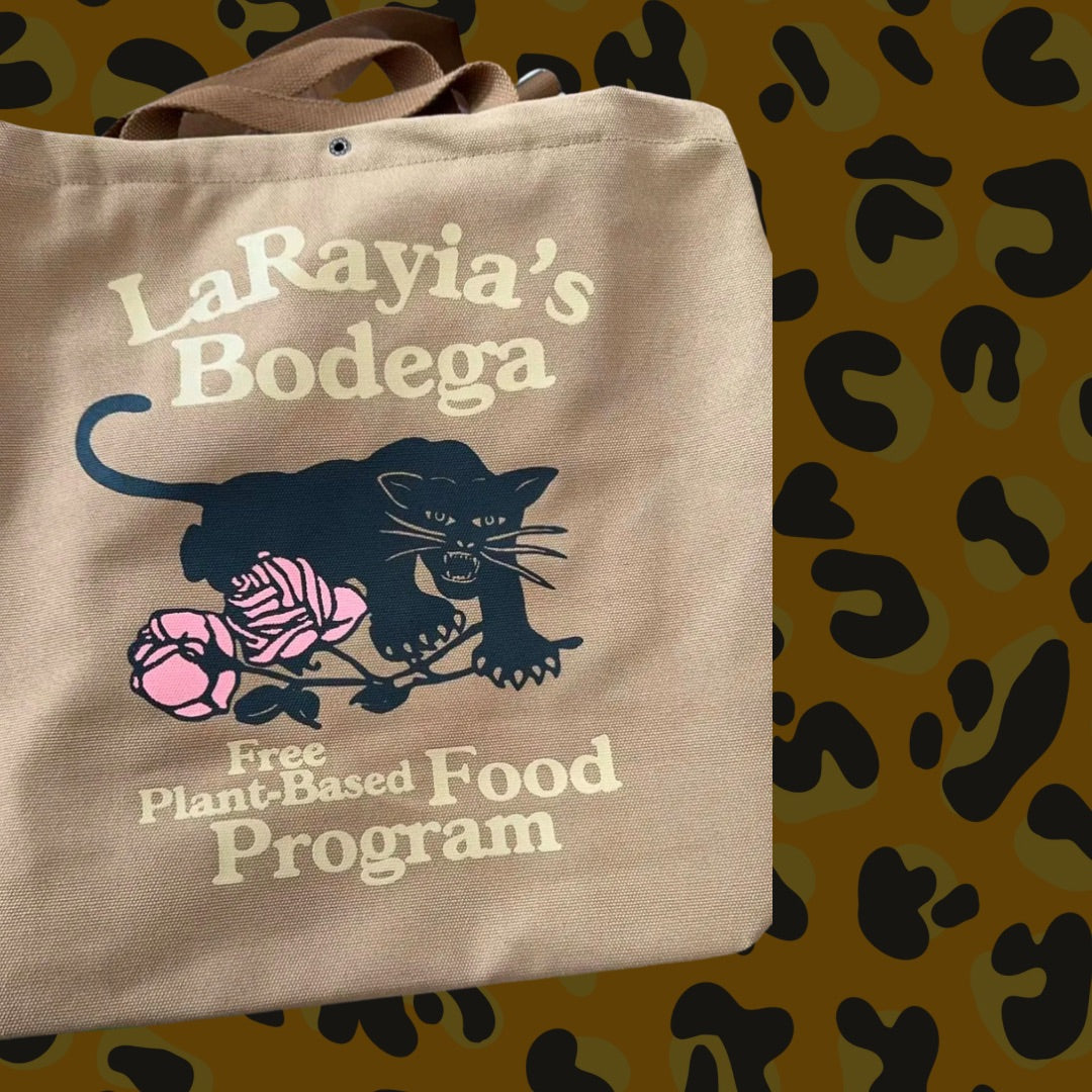 LaRayia’s Bodega Panther Rose Tote Bag