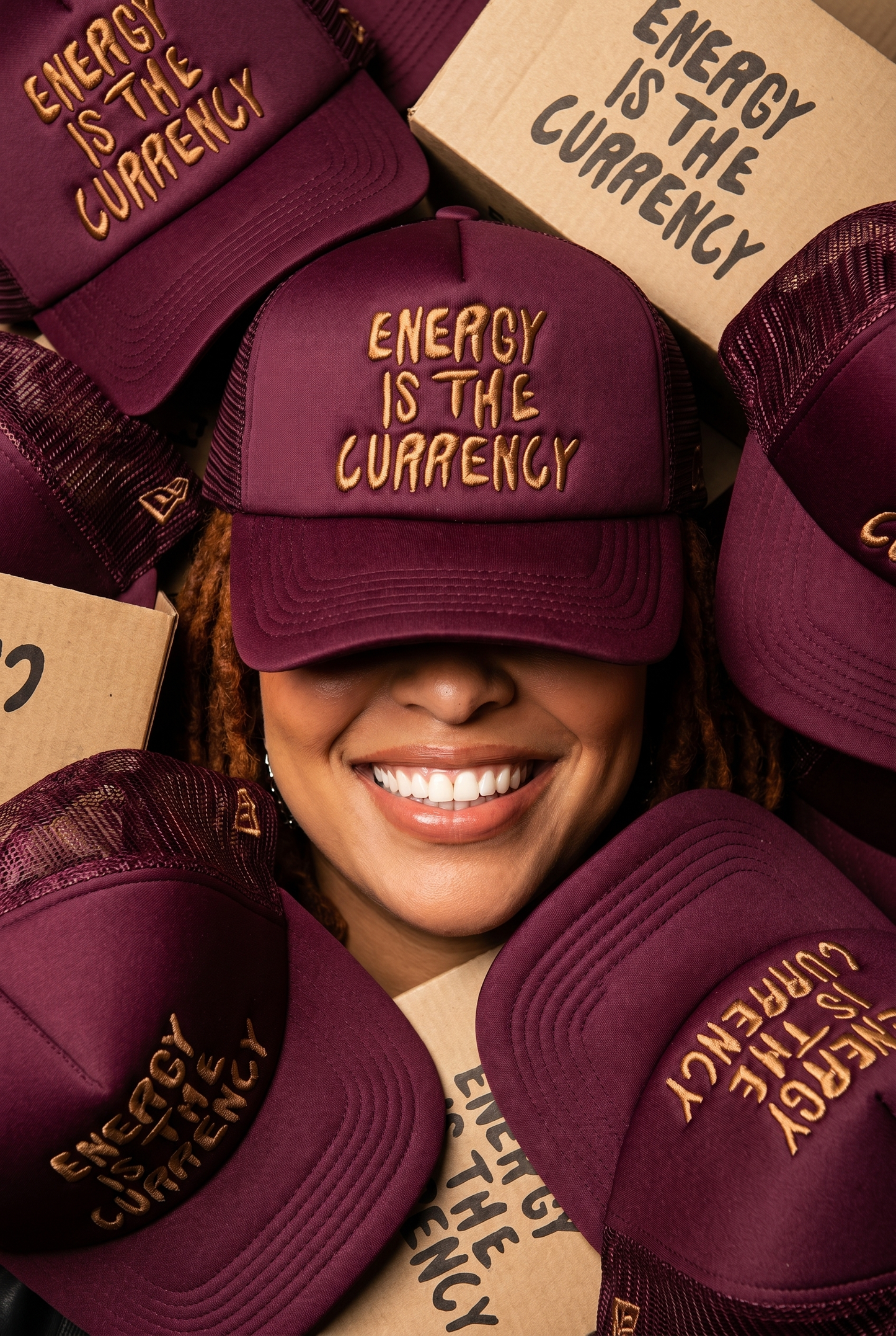 Energy is the Currency Trucker Hat