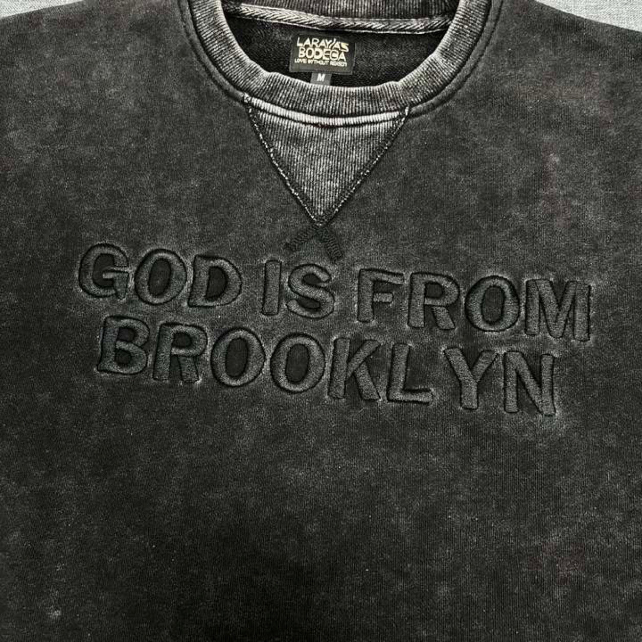 God is from Brooklyn Crewneck