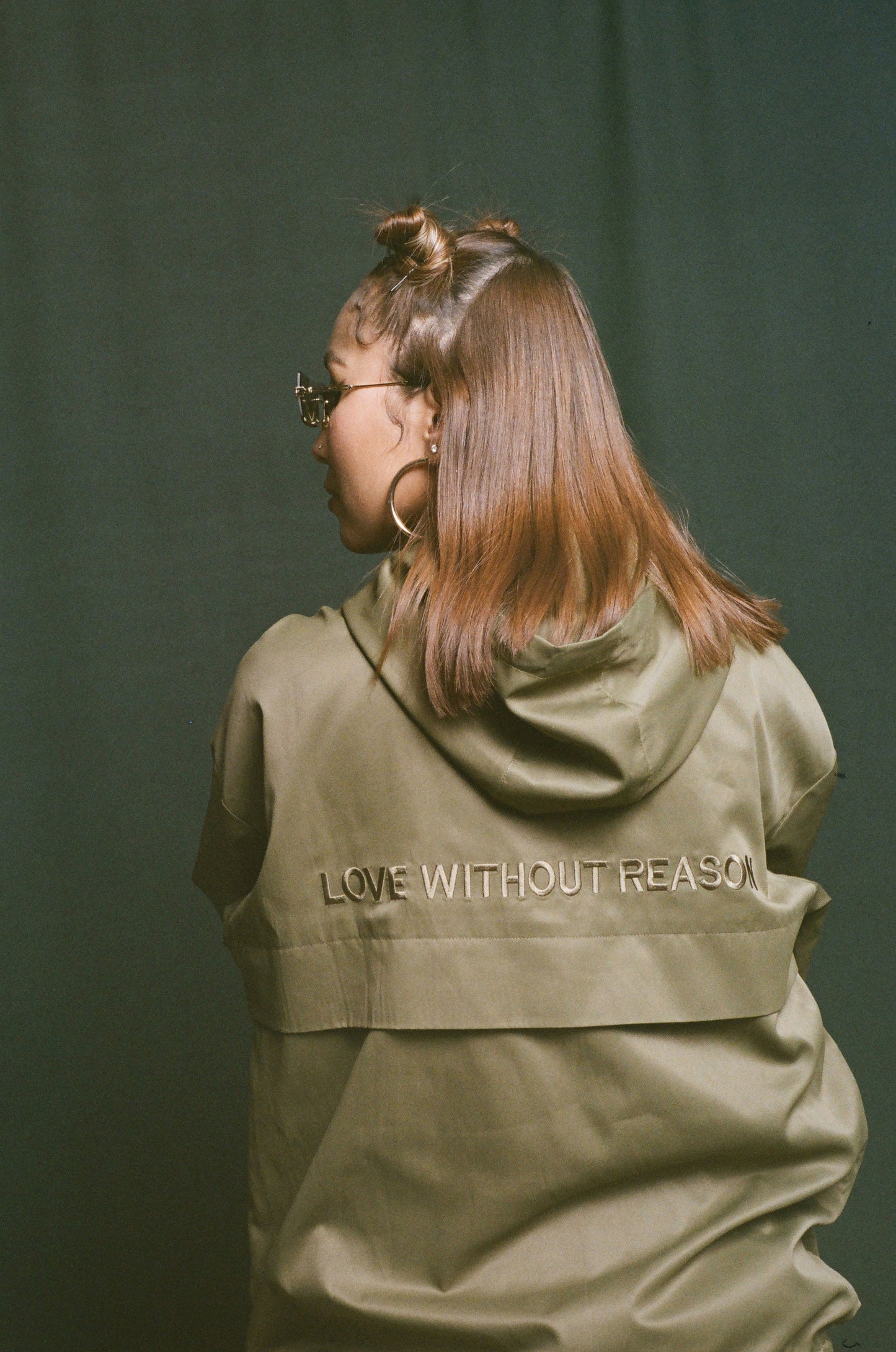 Love Without Reason Track Suit in Chive